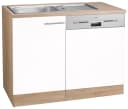 OPTIFIT Spülenschrank Kalmar Weiß mit Arbeitsplatte und Spüle Bild 2