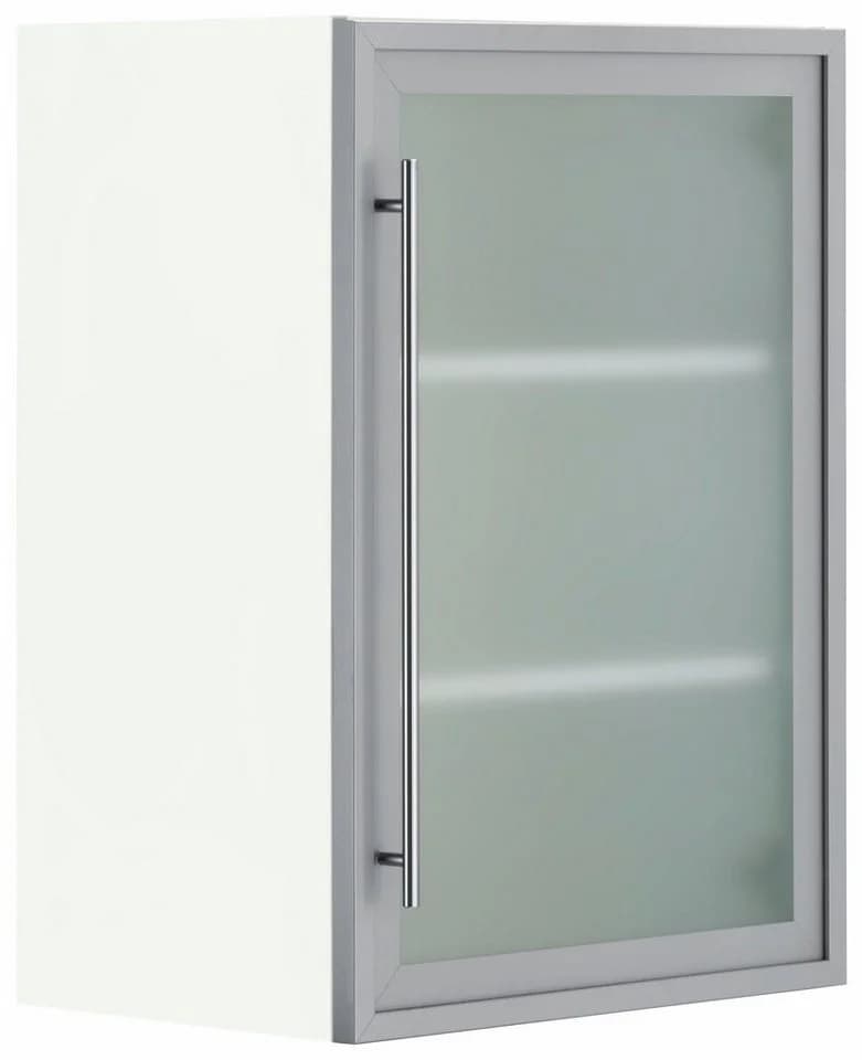 OPTIFIT Glashängeschrank Grau Weiß 50cm Modern - Bild 2