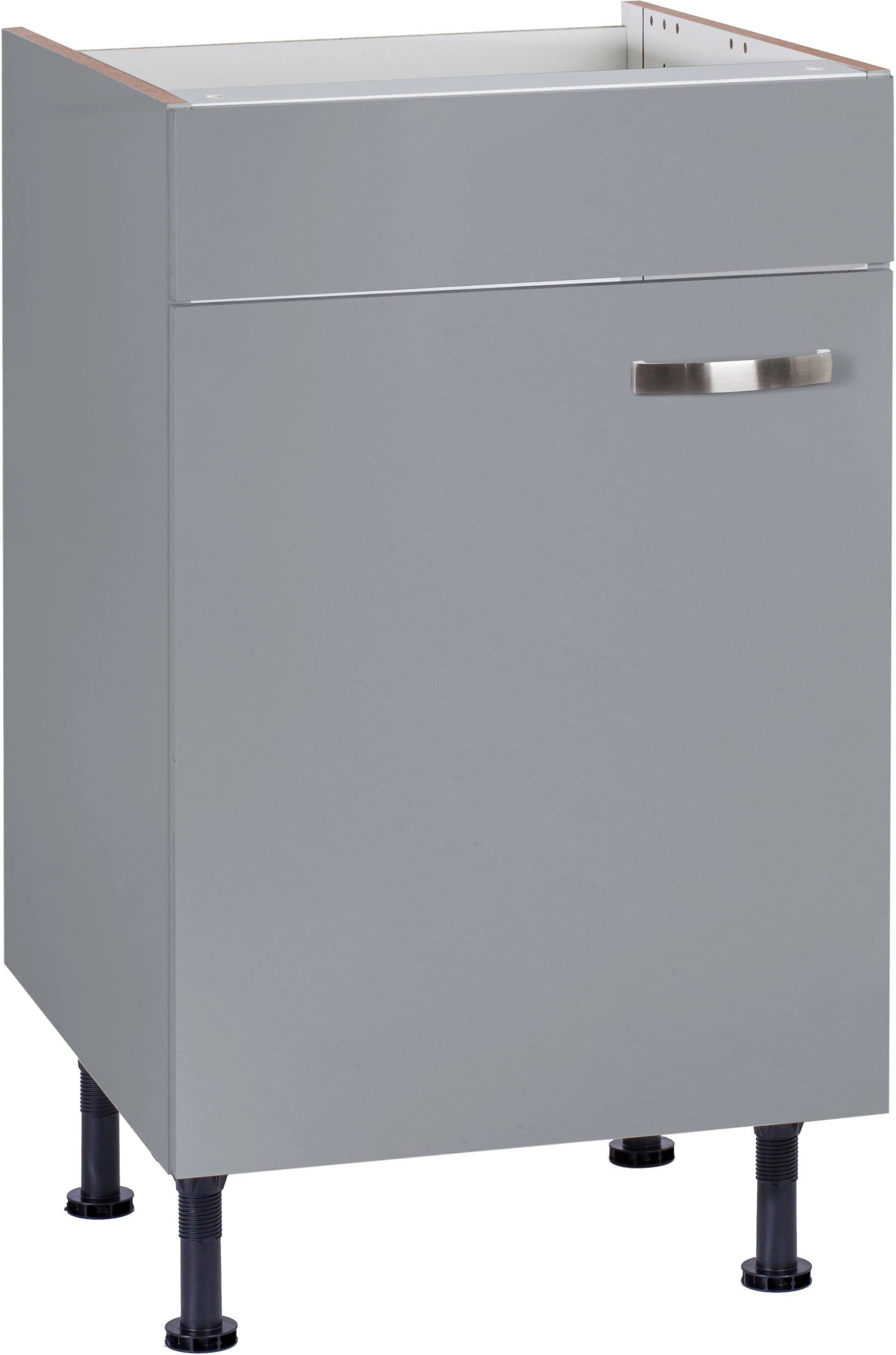 Spülenschrank KS-Cara Grau Soft-Close 50cm