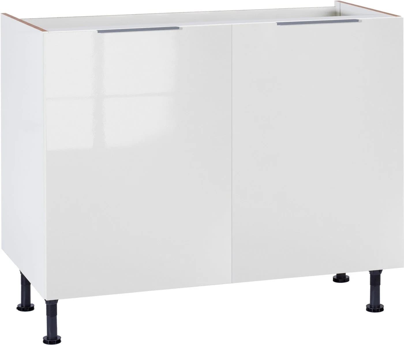OPTIFIT Spülenschrank Tara Weiß Hochglanz 2 Türen Soft-Close - Bild 2