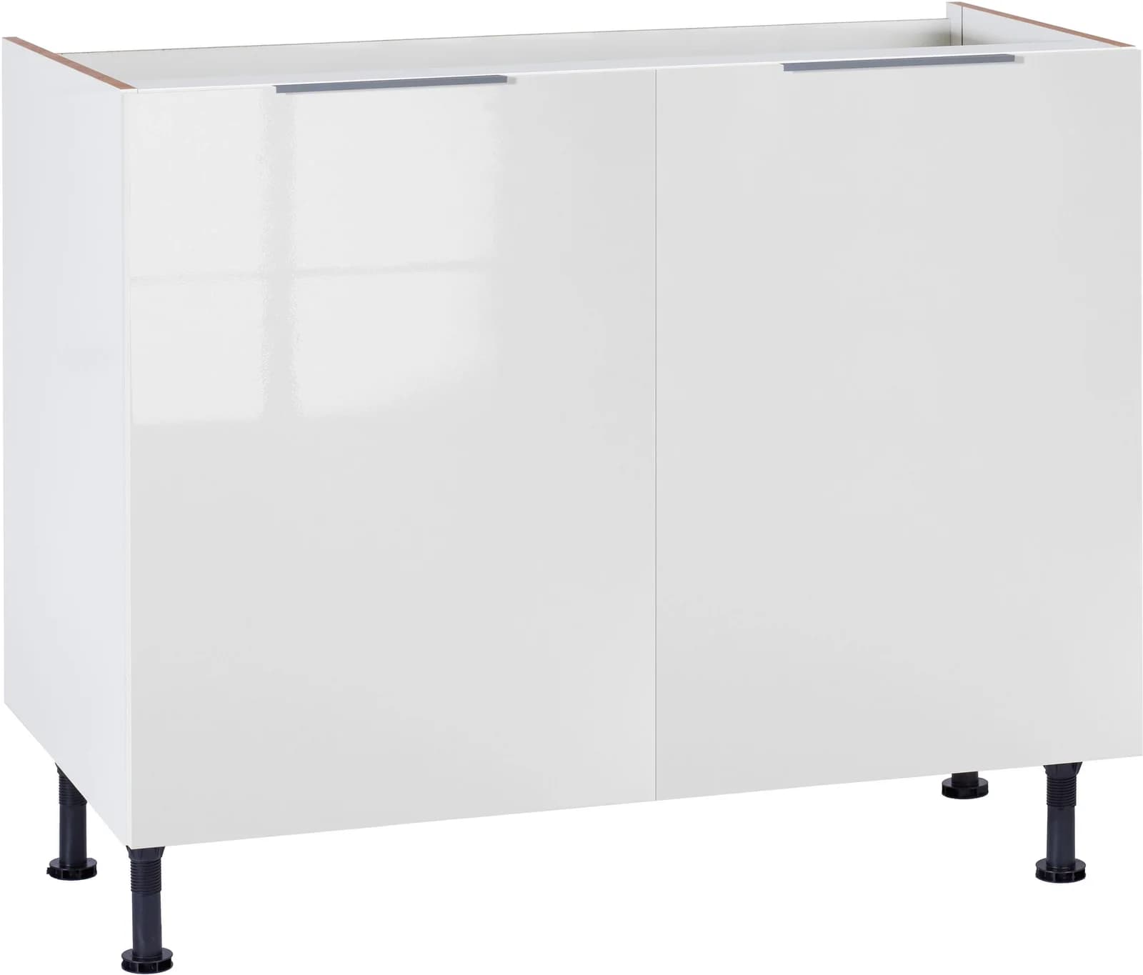 OPTIFIT Spülenschrank Tara Weiß Hochglanz 2 Türen Soft-Close - Bild 5