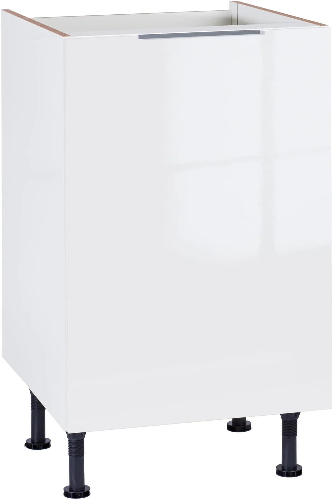 OPTIFIT Spülenschrank Tara Weiß Hochglanz Soft-Close