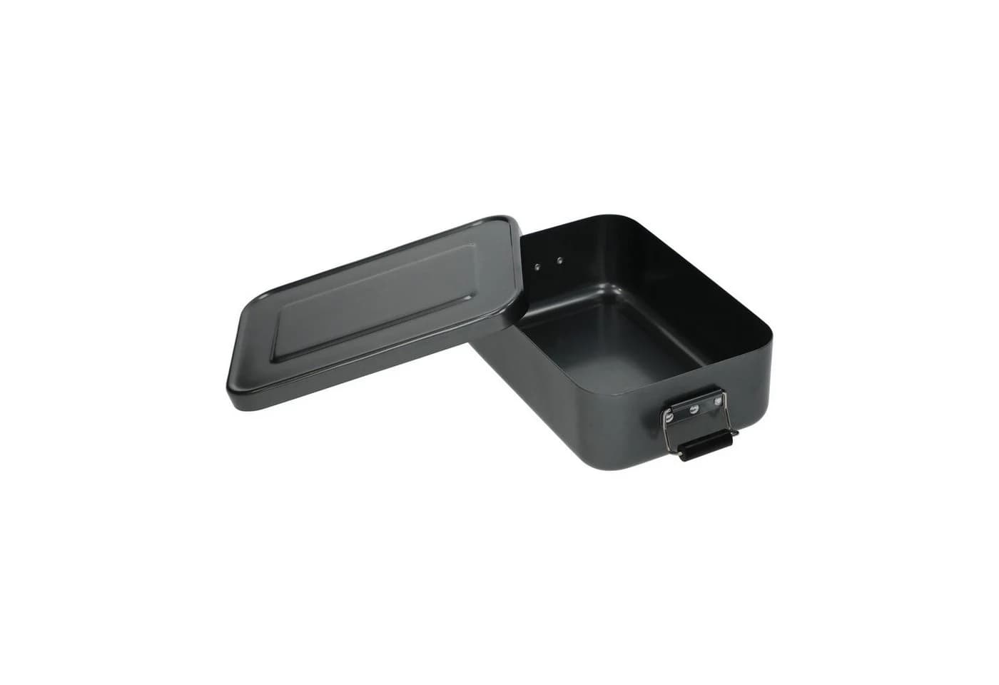 elasto Aufbewahrungsbox Aluminium Grau 1080ml Brotbox - Bild 2