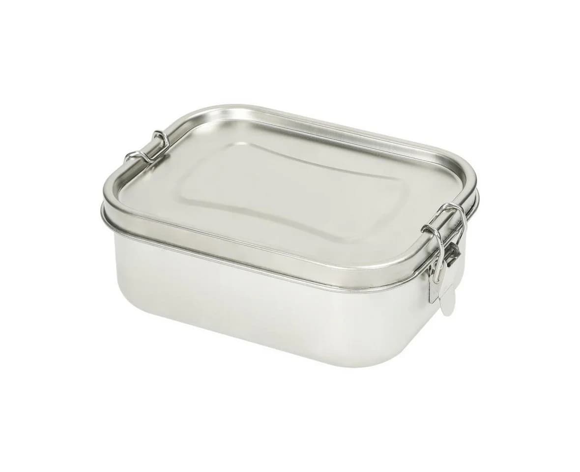 elasto Lunchbox aus Edelstahl - Robuste Brotdose mit Fächern - Bild 2