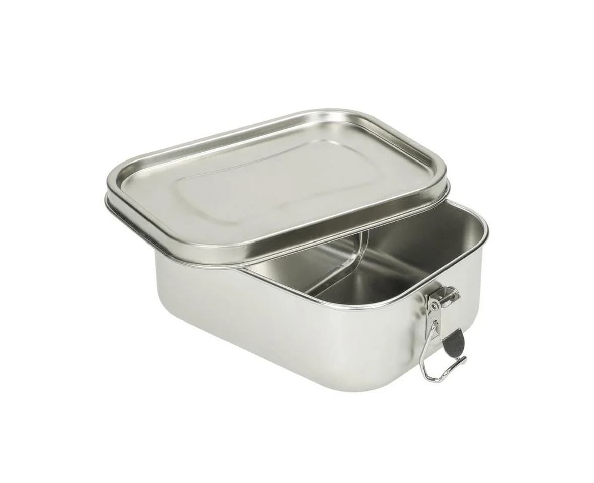 elasto Lunchbox aus Edelstahl - Robuste Brotdose mit Fächern - Bild 4