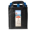 elasto Flaschenträger Tasche "Deluxe" Schwarz für 6 Flaschen Bild 1