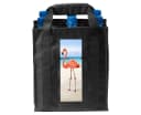 elasto Flaschenträger Tasche "Deluxe" Schwarz für 6 Flaschen Bild 4
