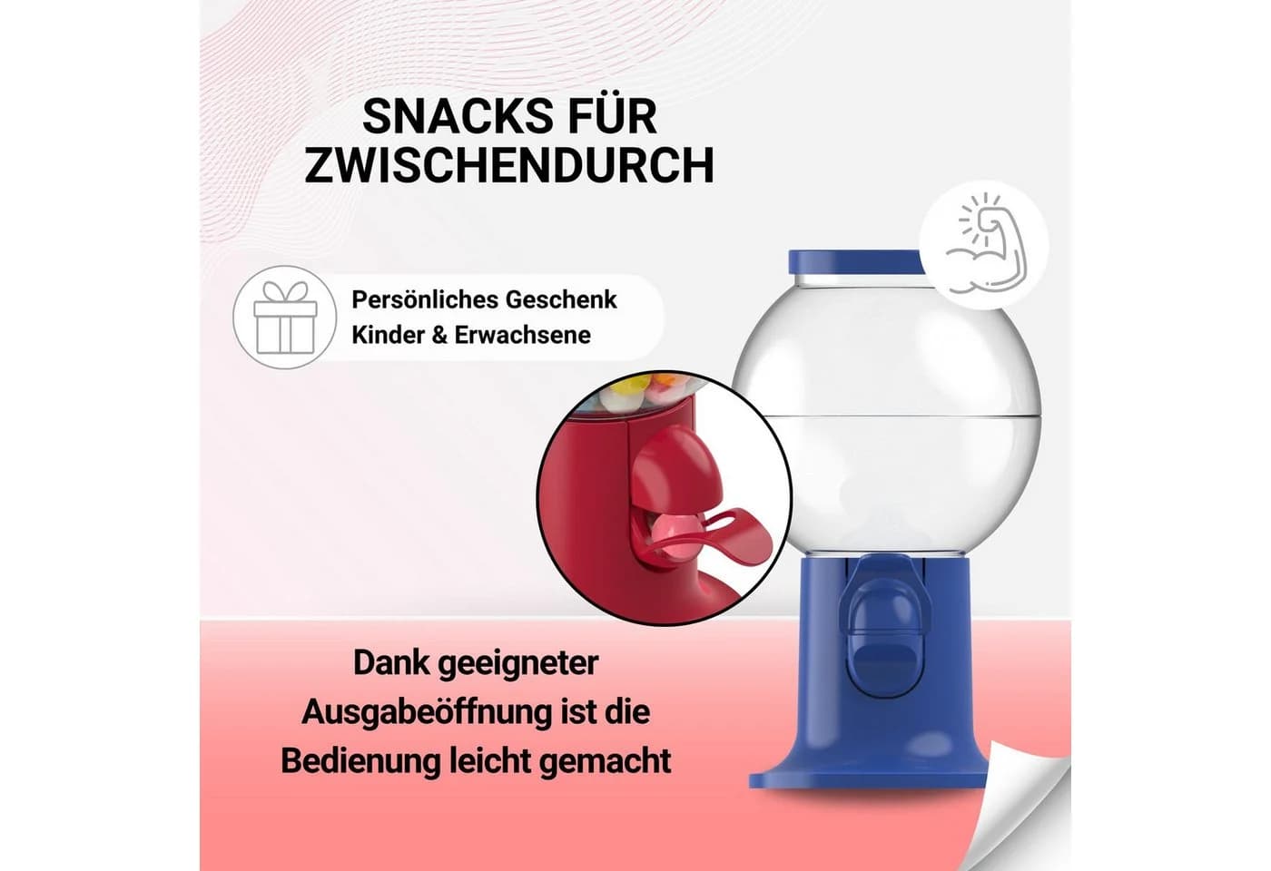 elasto Vorratsdose Bonbonspender Blau - Bild 3
