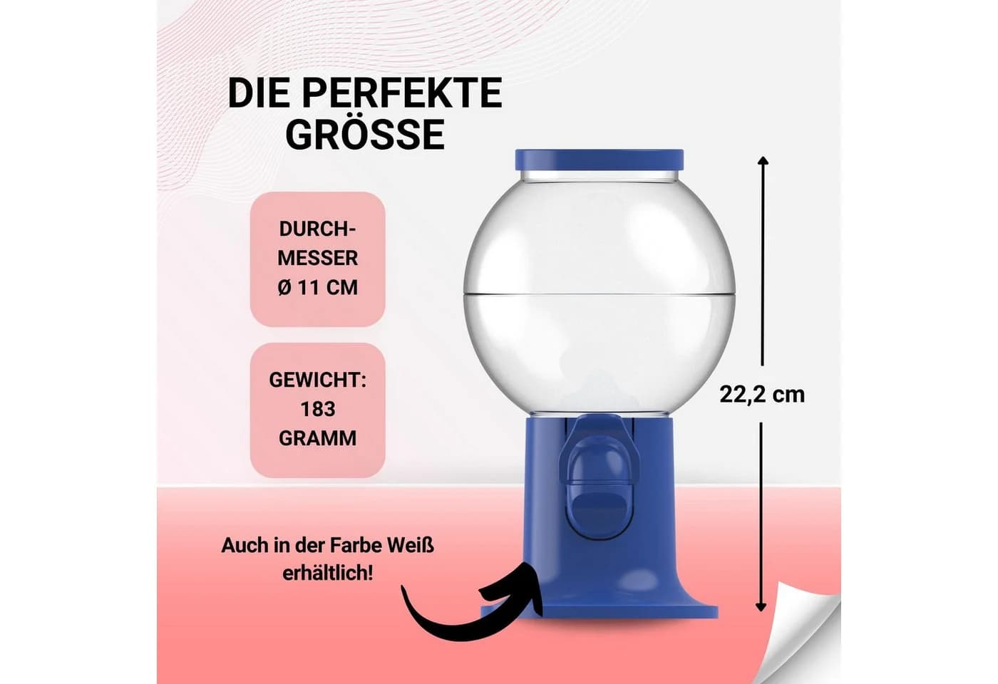 elasto Vorratsdose Bonbonspender Blau - Bild 4