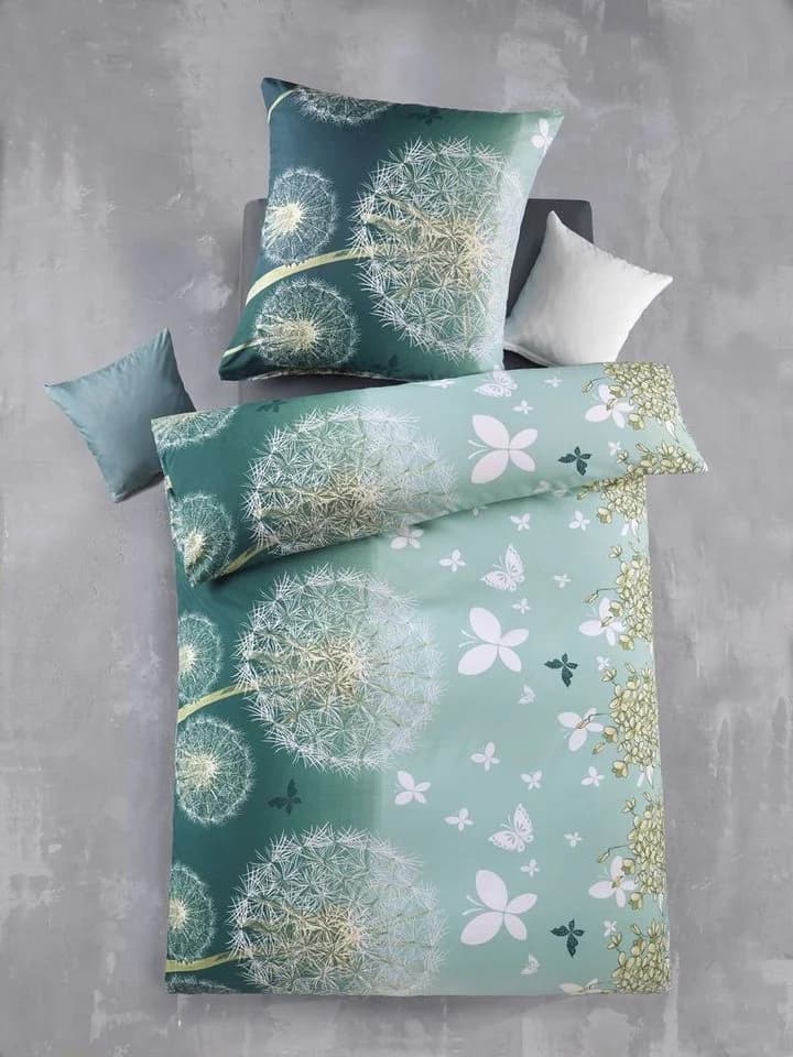 Optidream Bettwäsche Set Mikrofaser 135x200 Polyester Türkis - Bild 2
