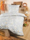 Optidream Bettwäsche Set Mikrofaser 135x200 grau gold Bild 1