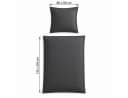 Optidream Renforcé Bettwäsche Set 135x200 + 80x80 cm Anthrazit 100% Baumwolle Bild 1
