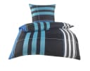 Optidream Bettwäsche Set Mikrofaser 135x200 Polyester Karo Petrol Bild 2