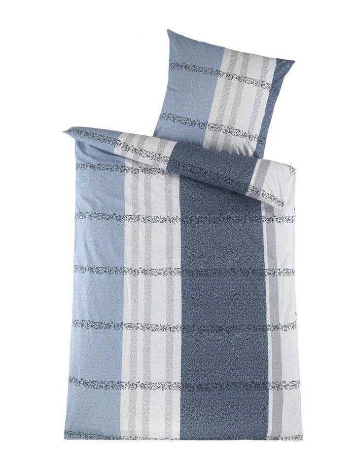 Optidream Bettwäsche Set Renforcé 135x200 Baumwolle Blau