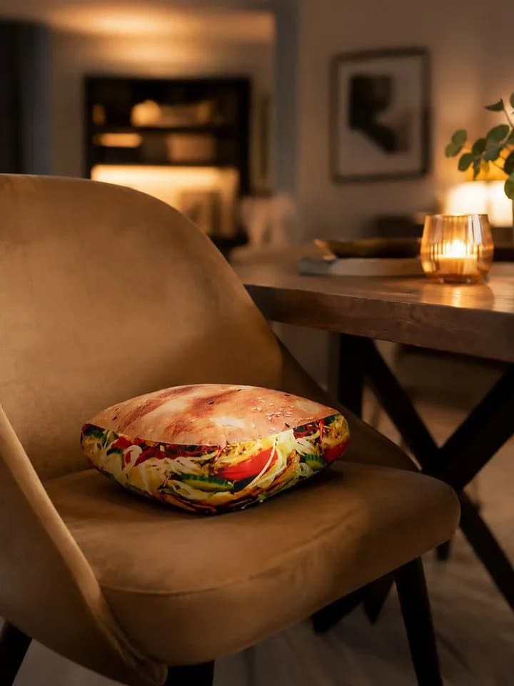 United Labels® Dekokissen Döner Kebab Bunt Polyester - Bild 3