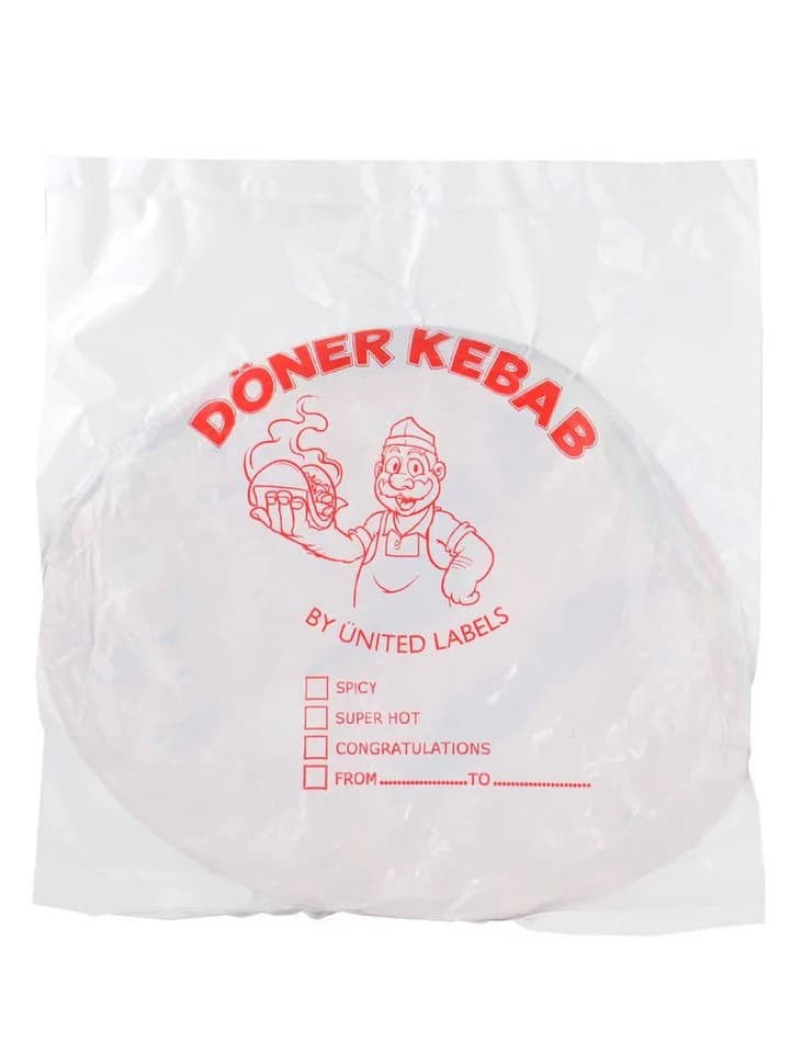 United Labels® Dekokissen Döner Kebab Bunt Polyester - Bild 5
