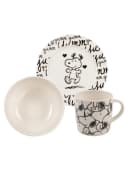 United Labels Geschirrset Peanuts Snoopy 3-tlg. Porzellan Bild 2