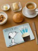 United Labels® Snoopy Frühstücksbrettchen Resopal Retro-Karo Bild 5