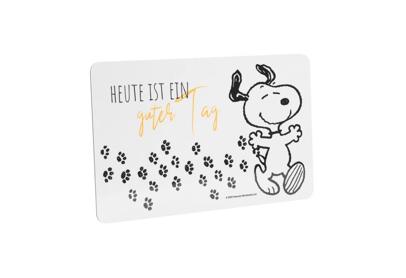 United Labels® Snoopy Frühstücksbrettchen Resopal Retro Design