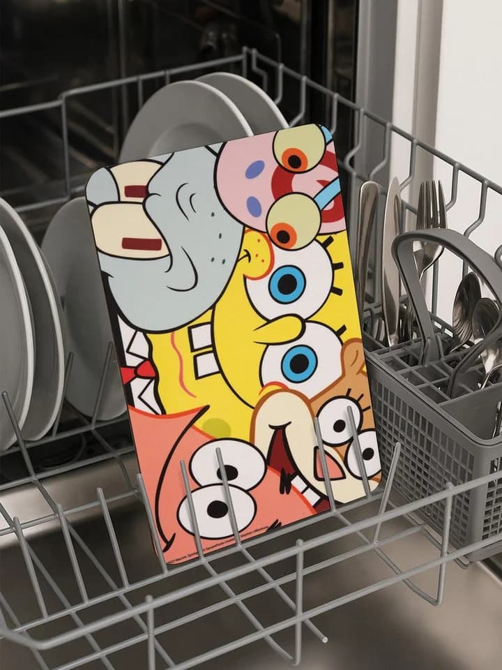 United Labels® Frühstücksbrett SpongeBob Schwammkopf allover Resopal - Bild 4
