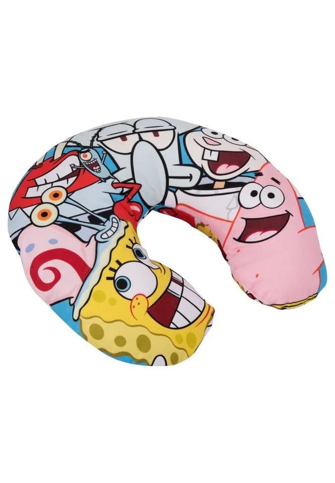 United Labels Dekokissen Spongebob Schwammkopf Reisekissen Nackenhörnchen Bunt - Bild 3