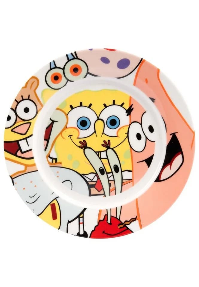 United Labels® Spongebob Schwammkopf Geschirrset 3-tlg. Porzellan - Bild 3