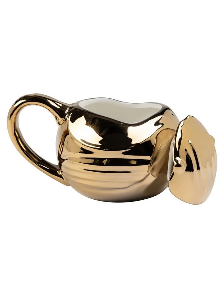United Labels Harry Potter Tasse Goldener Schnatz Quidditch Gold Keramik - Bild 3