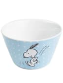 United Labels Müslischale Snoopy Peanuts Blau mit Punkten Porzellan Bild 1