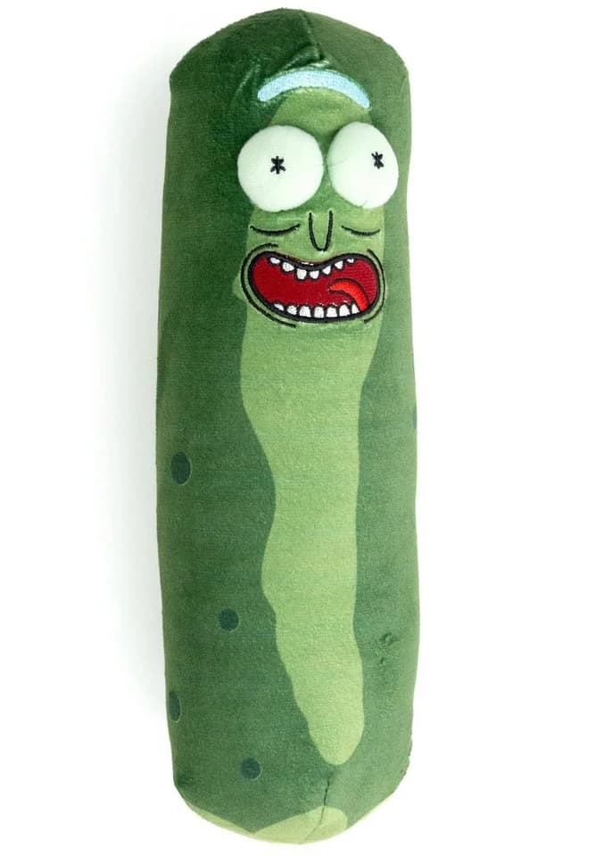 United Labels® Rick and Morty Pickle Rick Kissen Plüsch Gurke Grün - Bild 2