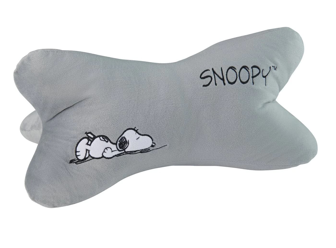 United Labels® Snoopy Leseknochen Nackenkissen Grau 40x20cm - Bild 2
