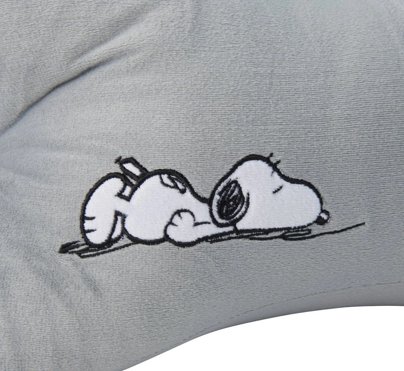 United Labels® Snoopy Leseknochen Nackenkissen Grau 40x20cm - Bild 3
