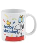 United Labels® Tasse Peanuts Snoopy Happy Birthday 320 ml Keramik Weiß Bild 3