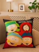 United Labels® South Park Kissen Plüsch Dekokissen 40x40 cm Bild 1