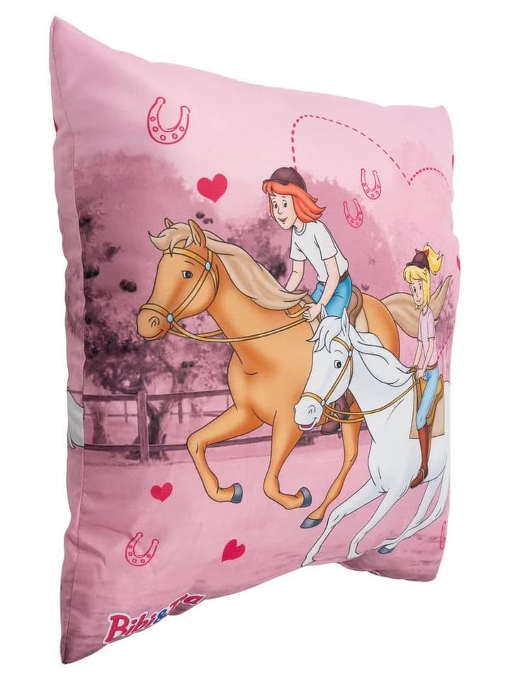 United Labels Bibi & Tina Kissen Plüsch Rosa 40x40 cm