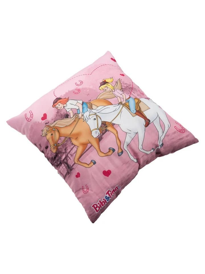 United Labels Bibi & Tina Kissen Plüsch Rosa 40x40 cm - Bild 3