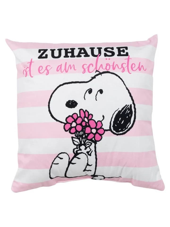 United Labels Snoopy Dekokissen Rosa 40x40 cm Plüsch - Bild 2