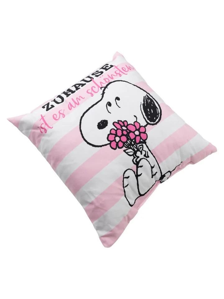 United Labels Snoopy Dekokissen Rosa 40x40 cm Plüsch - Bild 3