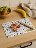 United Labels® Snoopy Frühstücksbrettchen Allover Weiß Resopal Bild 1