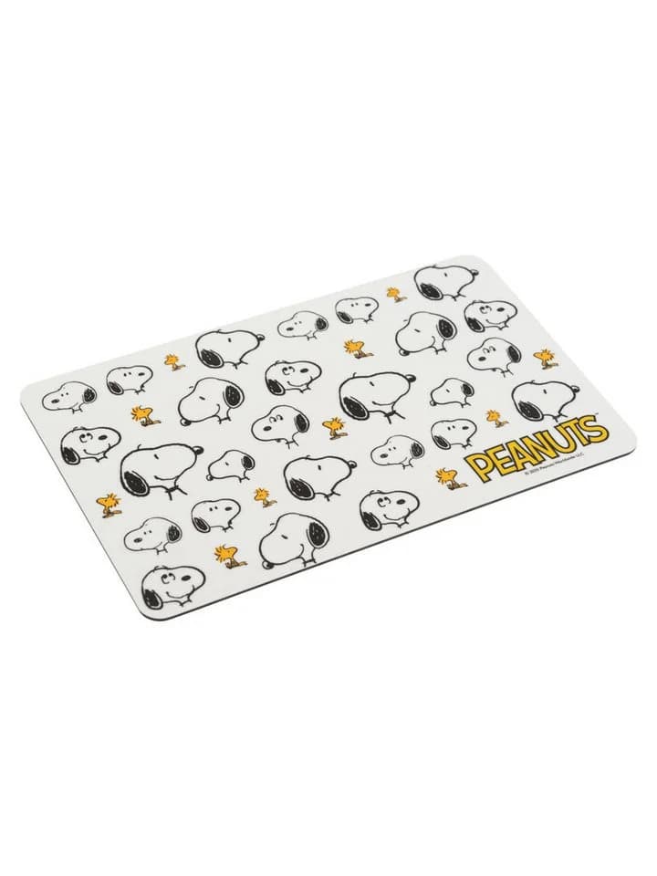 United Labels® Snoopy Frühstücksbrettchen Allover Weiß Resopal - Bild 5