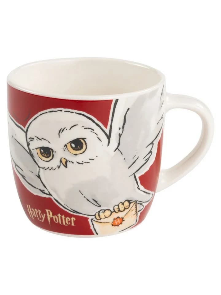 United Labels Frühstücksgeschirrset Harry Potter Hedwig 3-teilig Rot - Bild 3