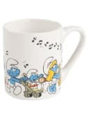 United Labels Frühstücksgeschirrset Schlümpfe 3-tlg. Blau Porzellan Bild 1
