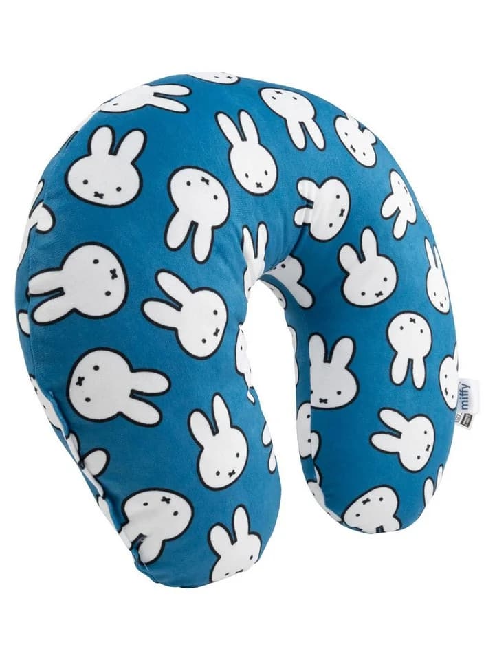 United Labels® Miffy Reise Nackenkissen Blau Polyester