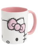 United Labels Hello Kitty Tasse 320 ml Rosa/Weiß Keramik Bild 1