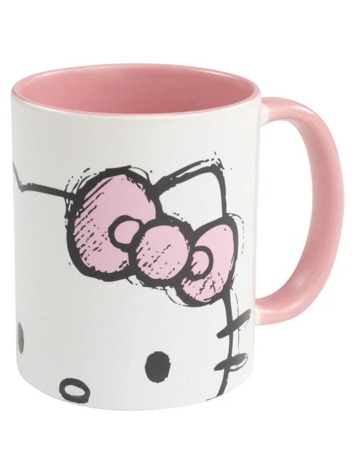 United Labels Hello Kitty Tasse 320 ml Rosa/Weiß Keramik