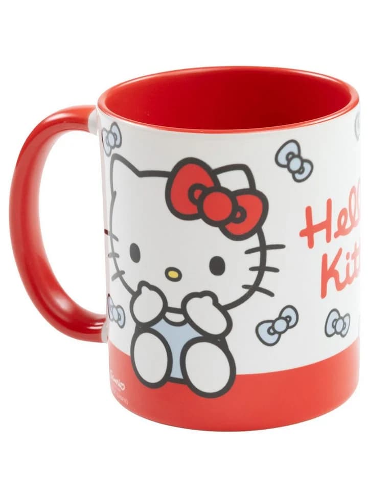 United Labels Hello Kitty Tasse 320 ml Rot/Weiß Keramik