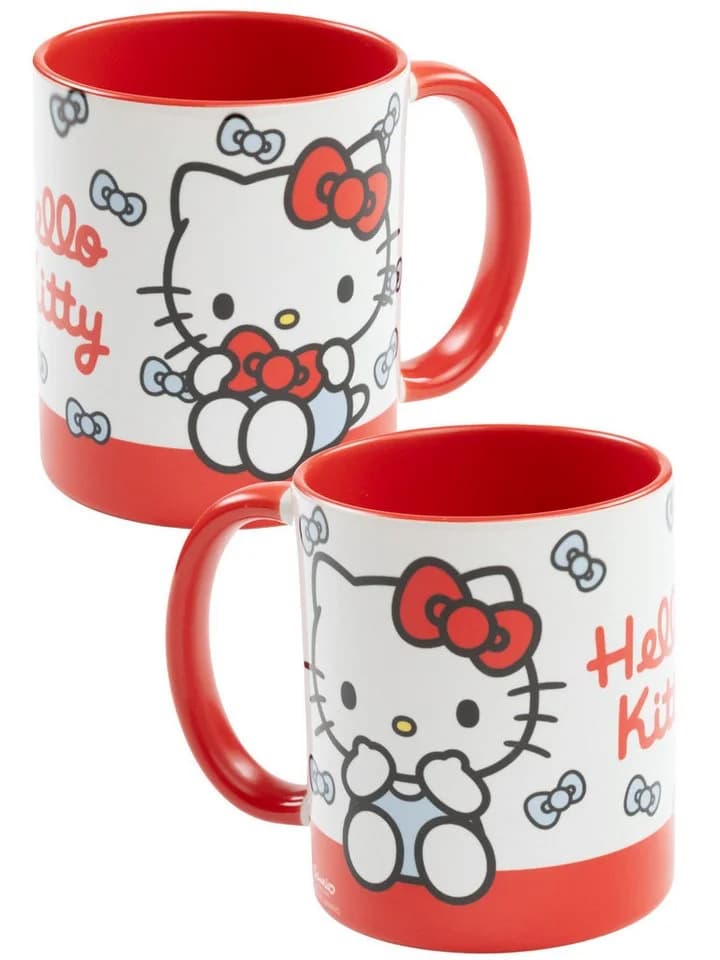 United Labels Hello Kitty Tasse 320 ml Rot/Weiß Keramik - Bild 2