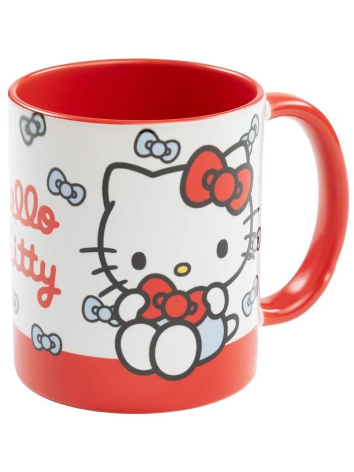 United Labels Hello Kitty Tasse 320 ml Rot/Weiß Keramik - Bild 4