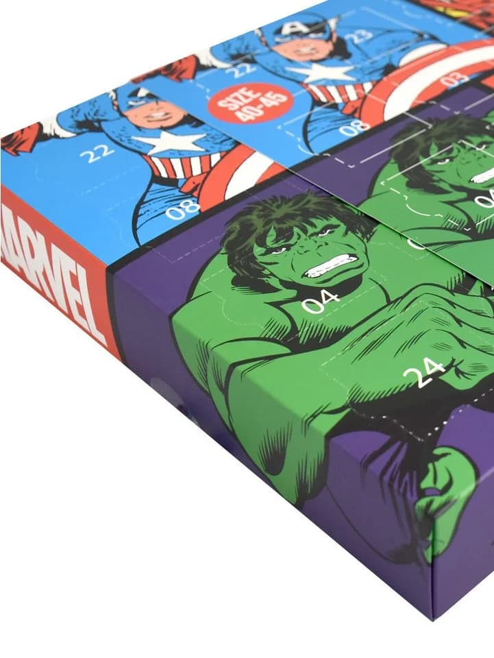 United Labels® Marvel Socken Adventskalender 12 Paar Bunt - Bild 4