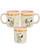 United Labels® Tasse Peanuts Snoopy Rosa/Weiß Keramik 320 ml Bild 2