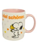 United Labels® Tasse Peanuts Snoopy Rosa/Weiß Keramik 320 ml Bild 5